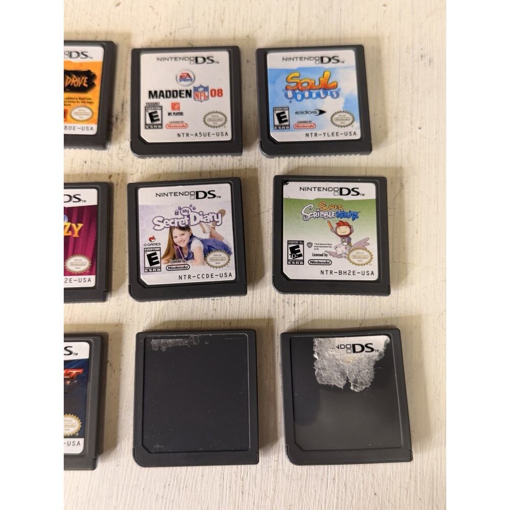 Nintendo DS Game Lot Bundle 12 Games Soul Bubbles Scribblenauts Asphalt Loose - Picture 3 of 6